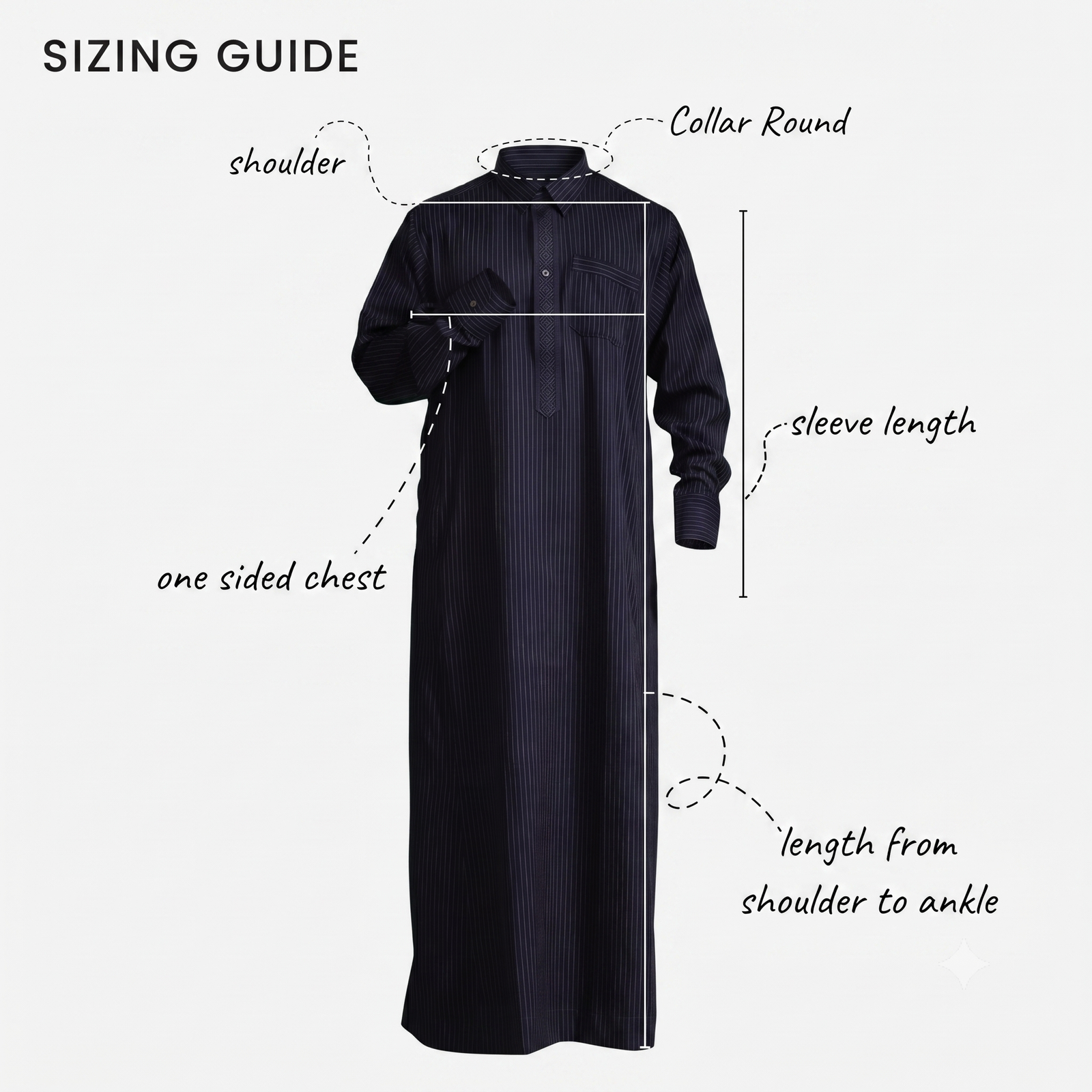 Slim Fit / Semi Fit size guide